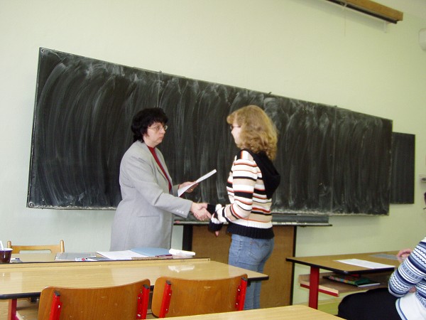 Pololetn� vysv�d�en�